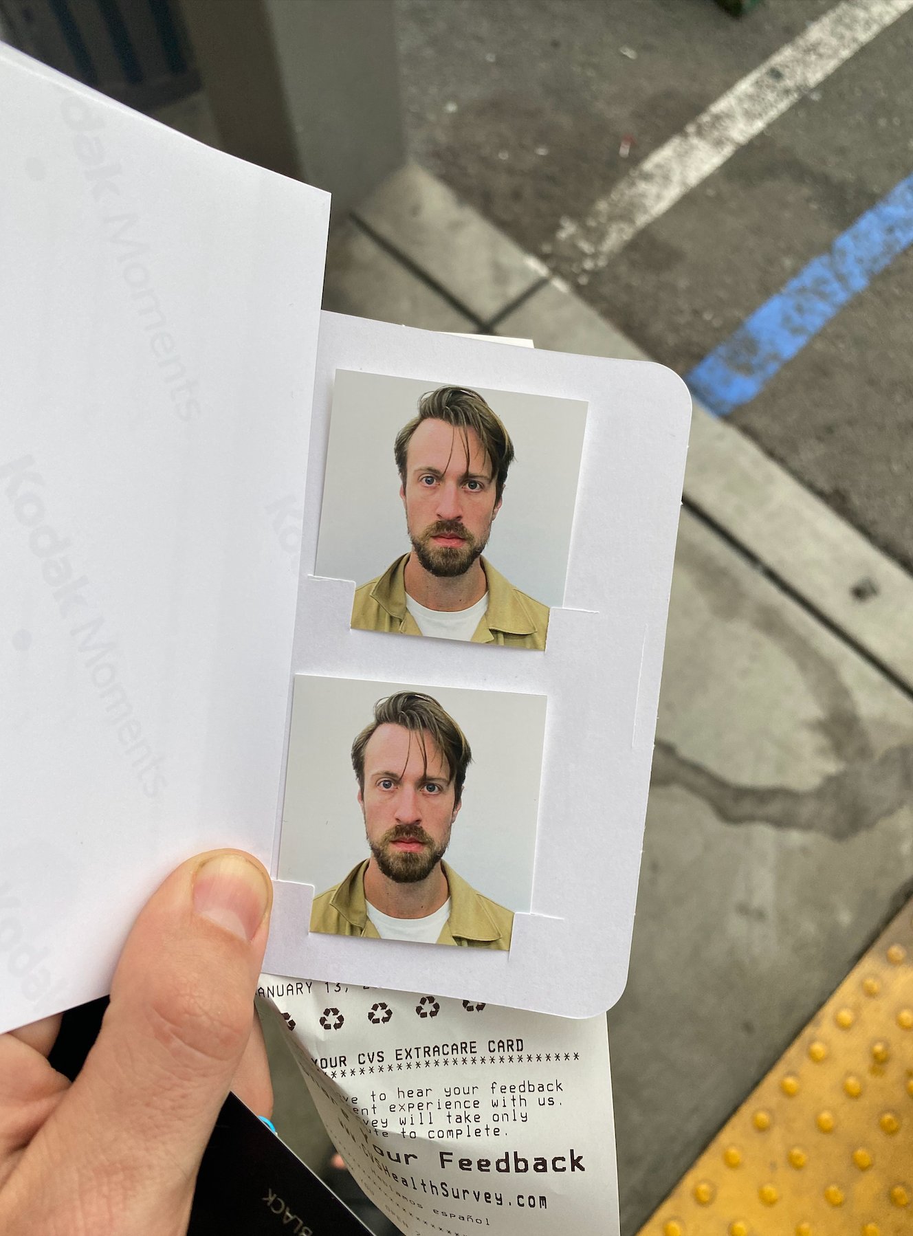 Doug Black — passport photo, CVS, January 2026
