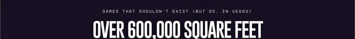 AREA15 homepage after the rebuild: Games That Shouldn't Exist (But Do, in Vegas)
